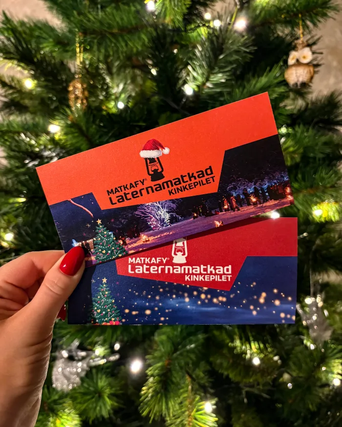 Matkafy Laternamatkade paberil kinkepilet