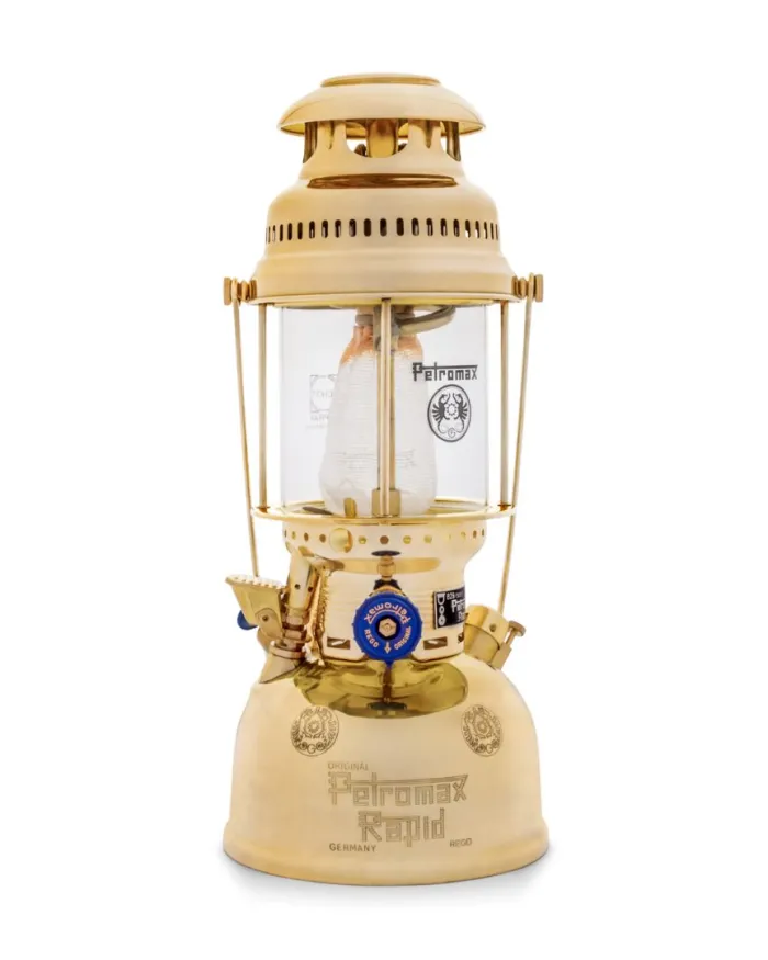 Petromax latern, kuldne